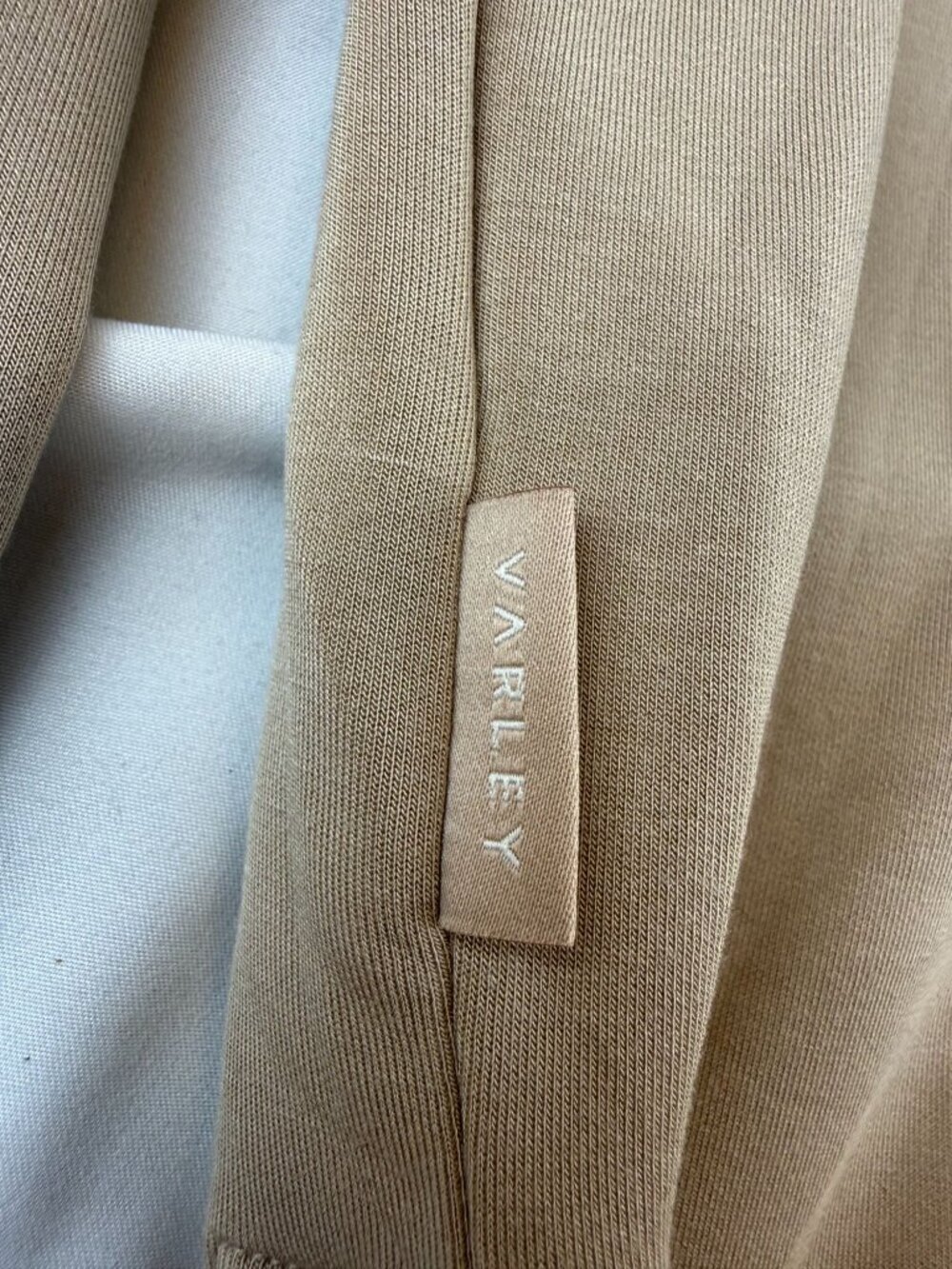 Varley Light Taupe Niamh Zip-Through Sweat Jacket VAR02239 XL- $178 - Picture 5 of 11